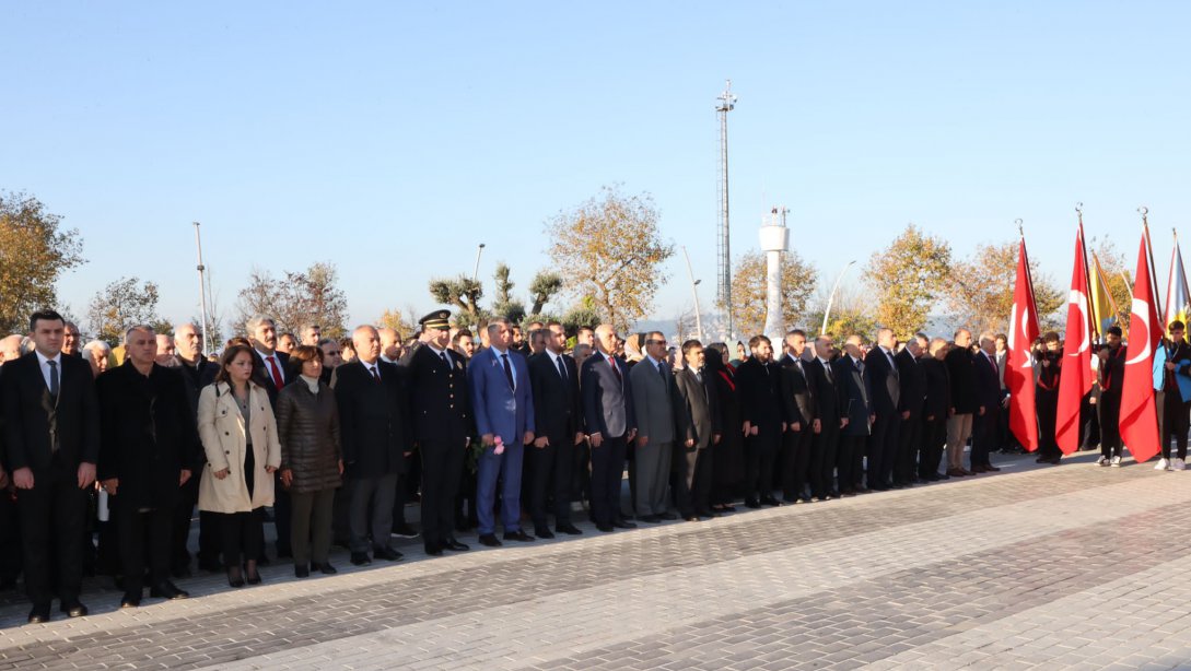 Gazi Mustafa Kemal Atatürk'ün Ebediyete İrtihalinin 84.Yılında Beykoz 15 Temmuz Şehitler Meydanında Düzenlenen Törenle Anıldı